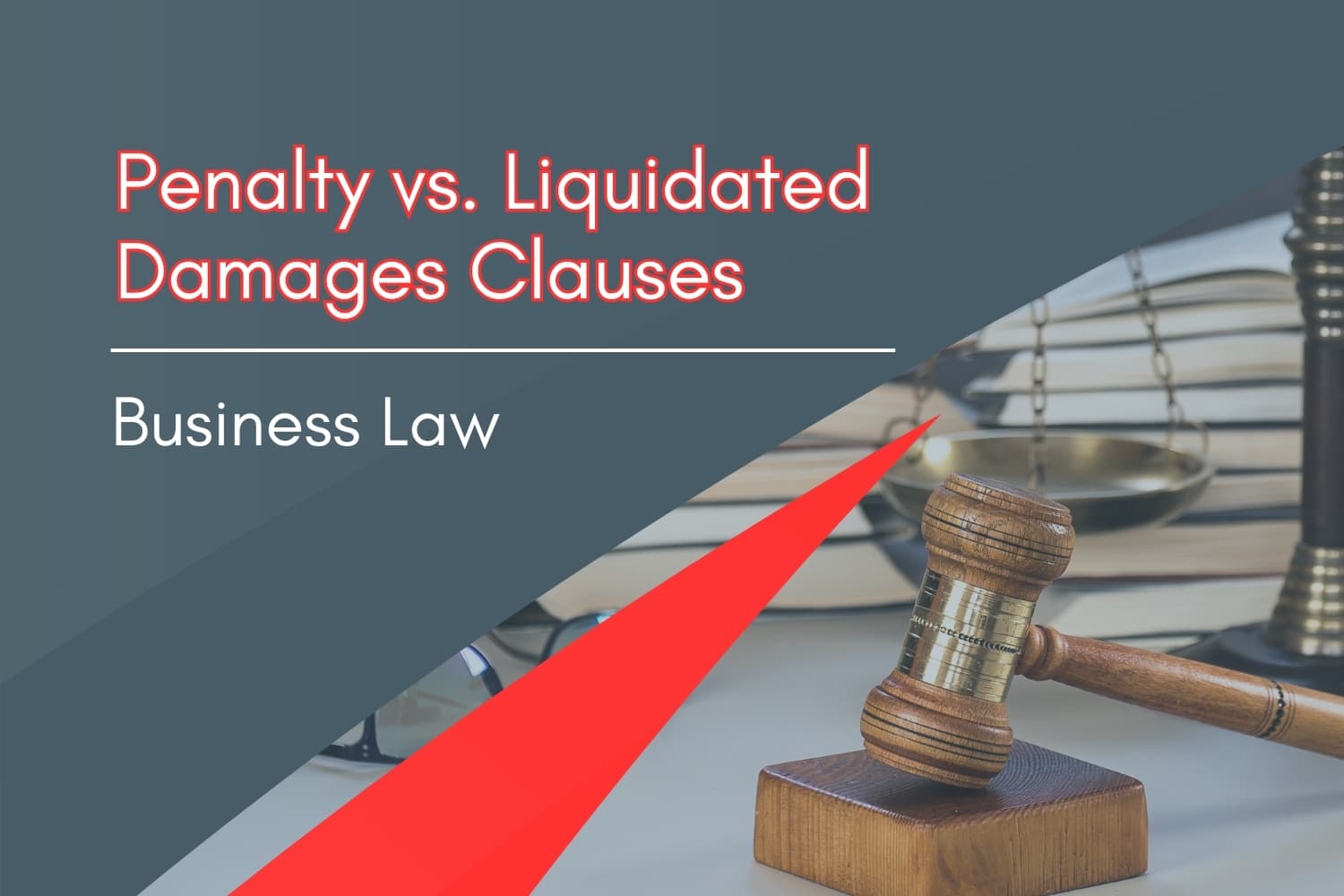 What is the difference between a Penalty Clause and a Liquidated Damages Clause?